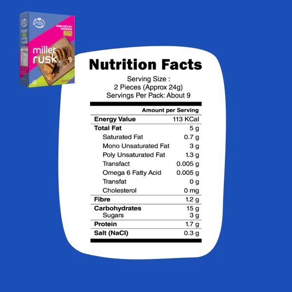 Ragi Millet Rusk 163g