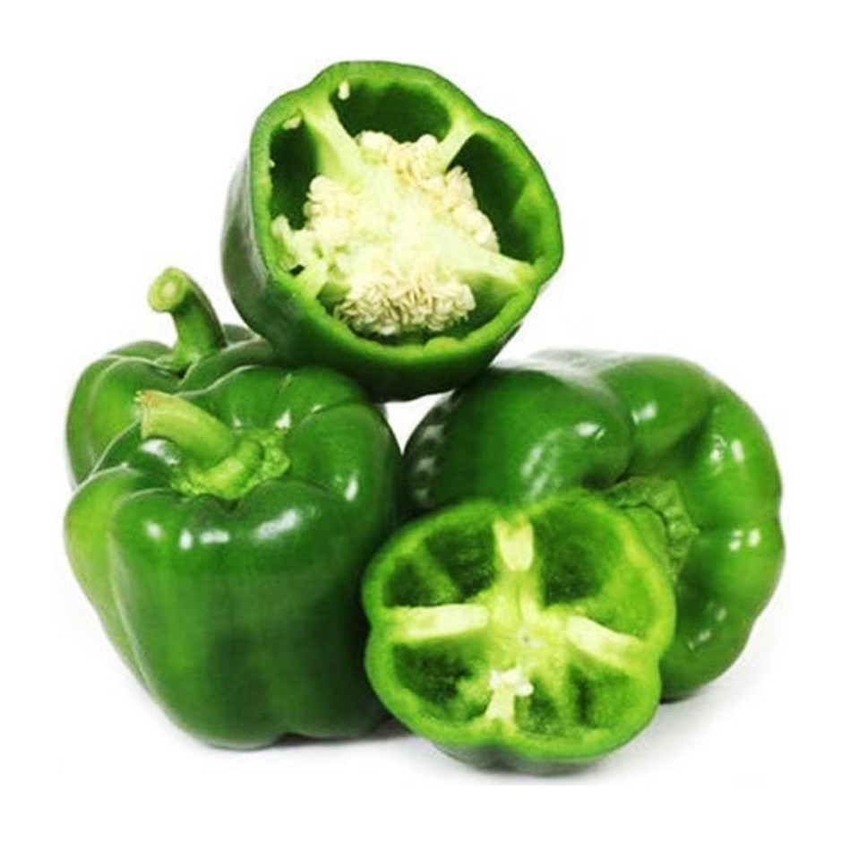 Capsicum Green 250g - Organically Grown | Buy Online in Delhi NCR | Rootz Organics