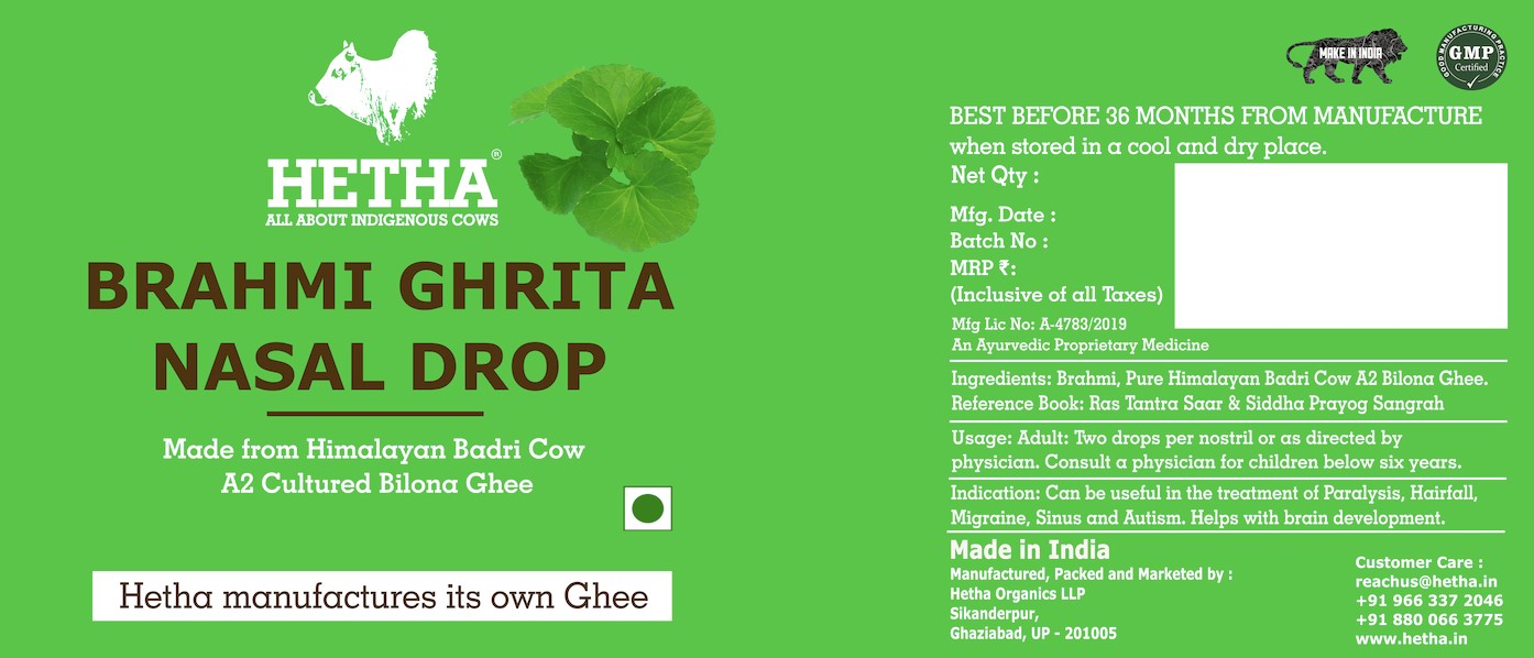Brahmi Ghee Nasal Drop 30ml