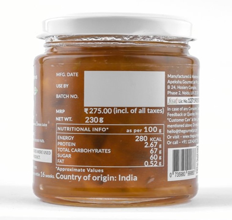 Mango Jalapeno Preserve 230G