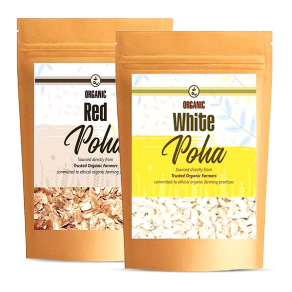 Image of Combo of Red Poha 900g &amp; White Poha 900g