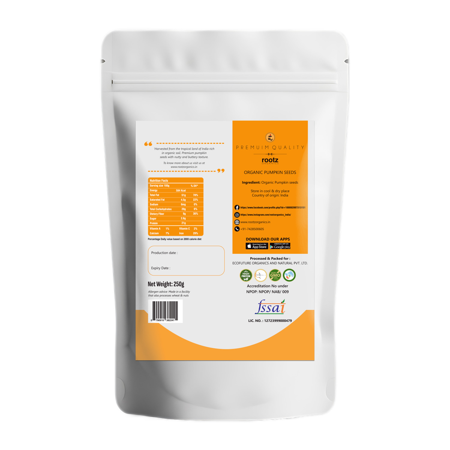 Pumpkin Seeds -250g