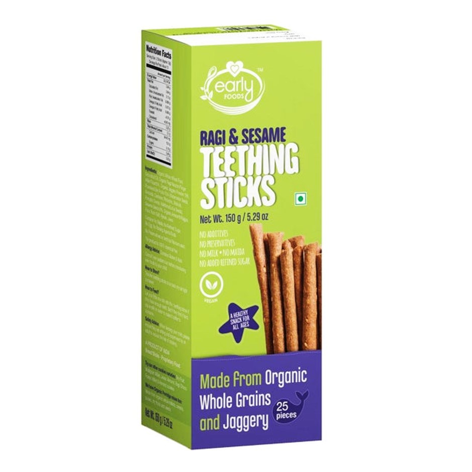 Ragi & Sesame Jaggery Teething Sticks 150g