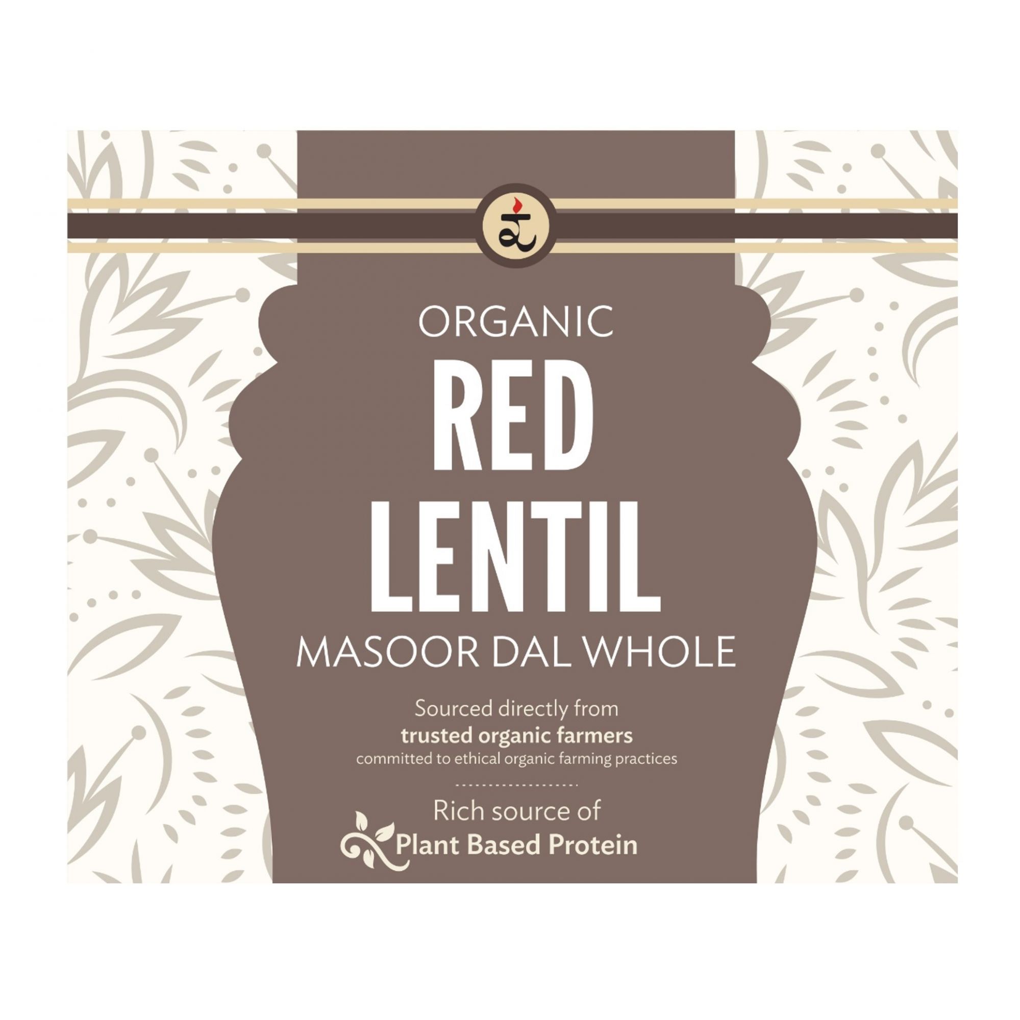 Organic Red Lentil/ Masoor Dal Whole 500g