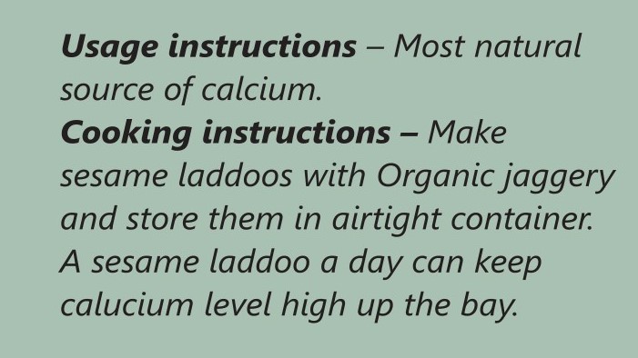 Organic Sesame Seeds White 250g