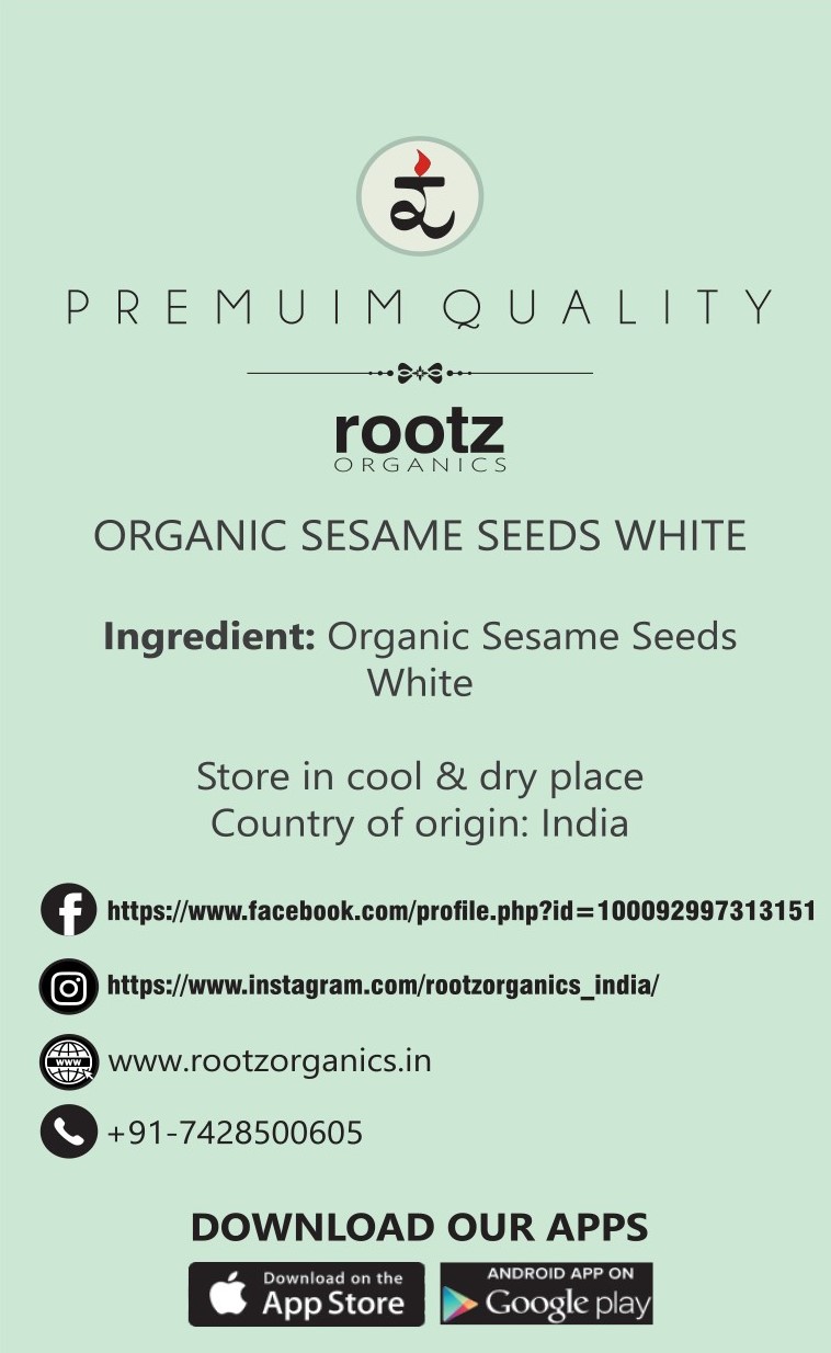 Organic Sesame Seeds White 250g
