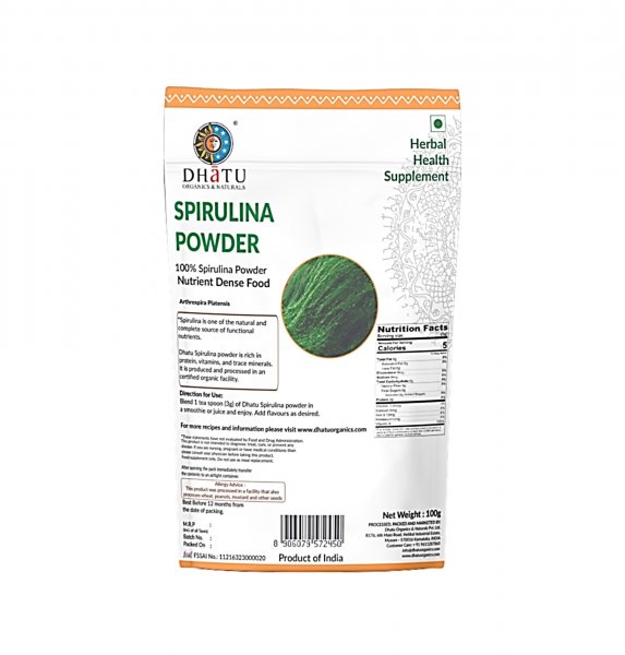 Image of Organic Spirulina Powder 100g