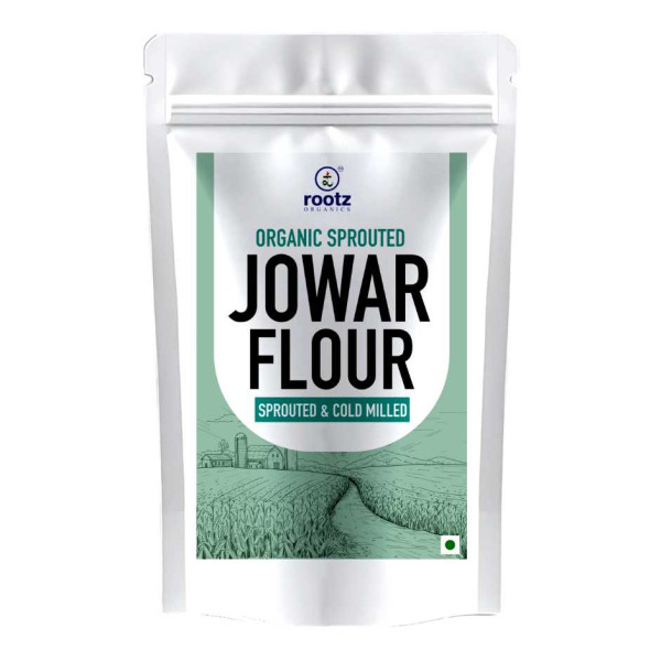 Image of Organic Sprouted Jowar flour 1.8KG– Gluten-Free, Fibre-Rich, Stone-Ground Flour for Gluten Sensitivity & Weight Control