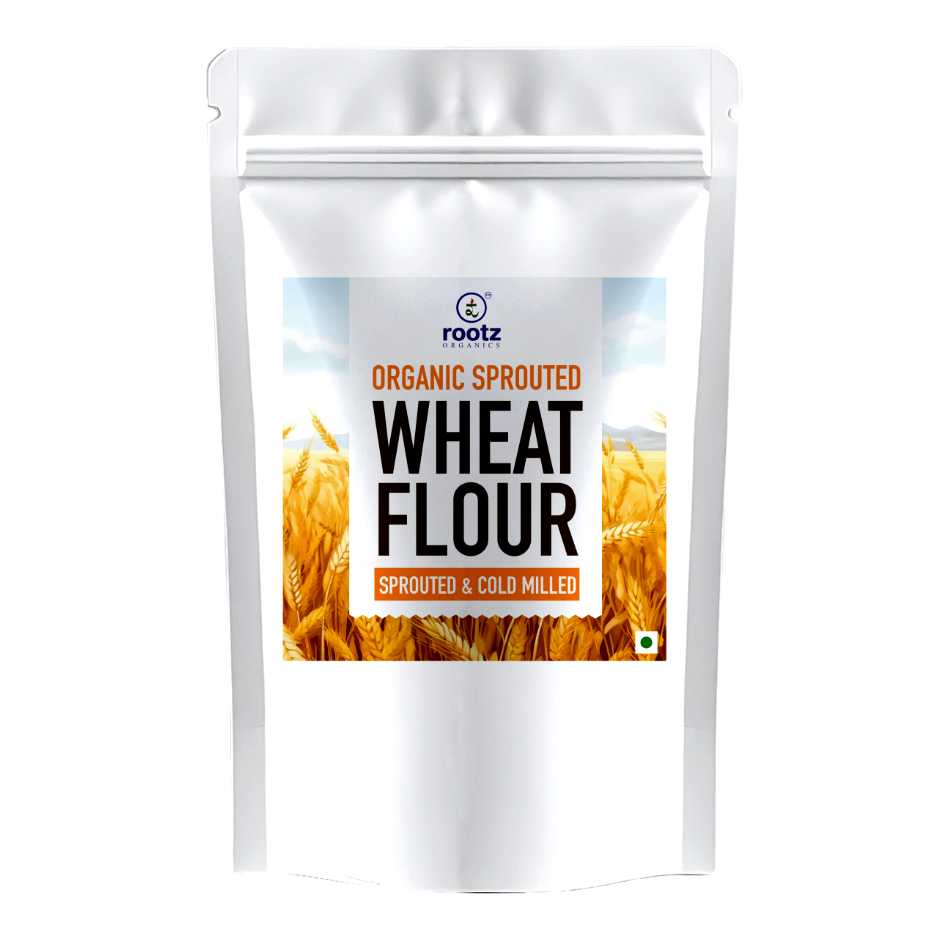 Organic Sprouted Wheat Flour 1.8kg– High Fibre, Stone-Ground Superfood for Constipation & Bloating Relief