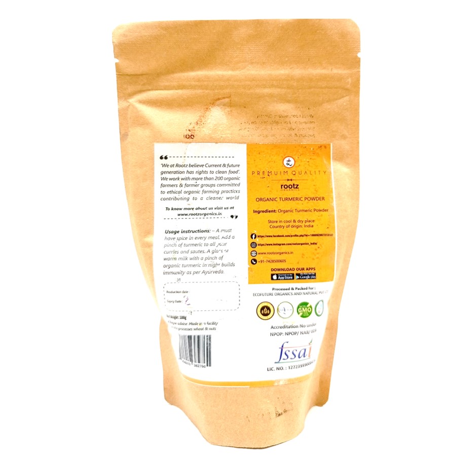 Organic Turmeric Powder 100g
