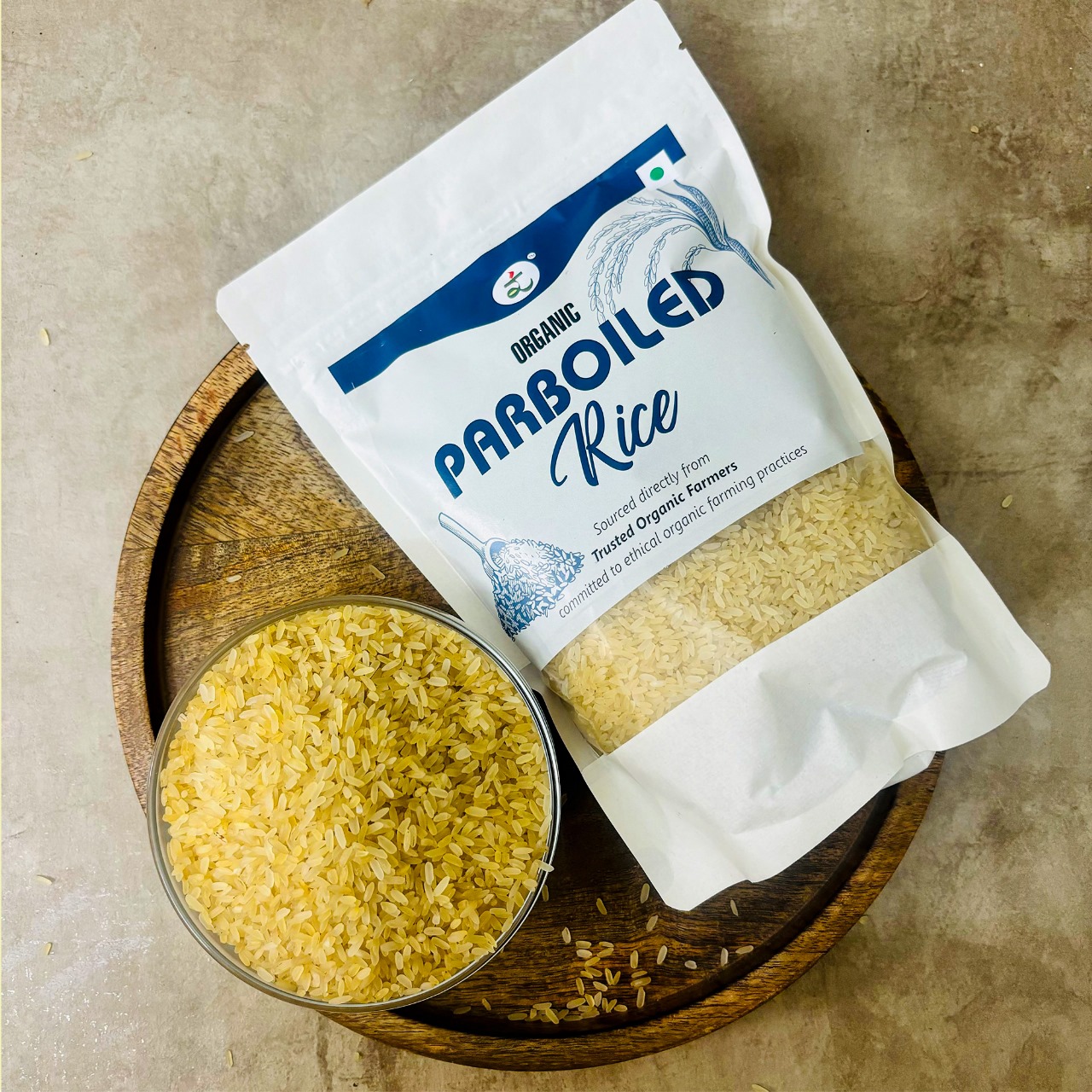 Organic Parboiled Rice 900g - Gentle on Digestion, Relieves Acidity & Supports Balanced Gut Health | Fluffy, Nutrient-Rich & Energy Sustaining