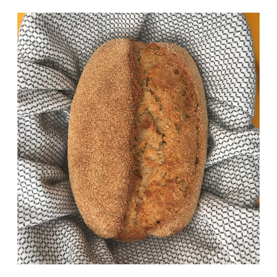 WholeWheat with Bran Sourdough 600g