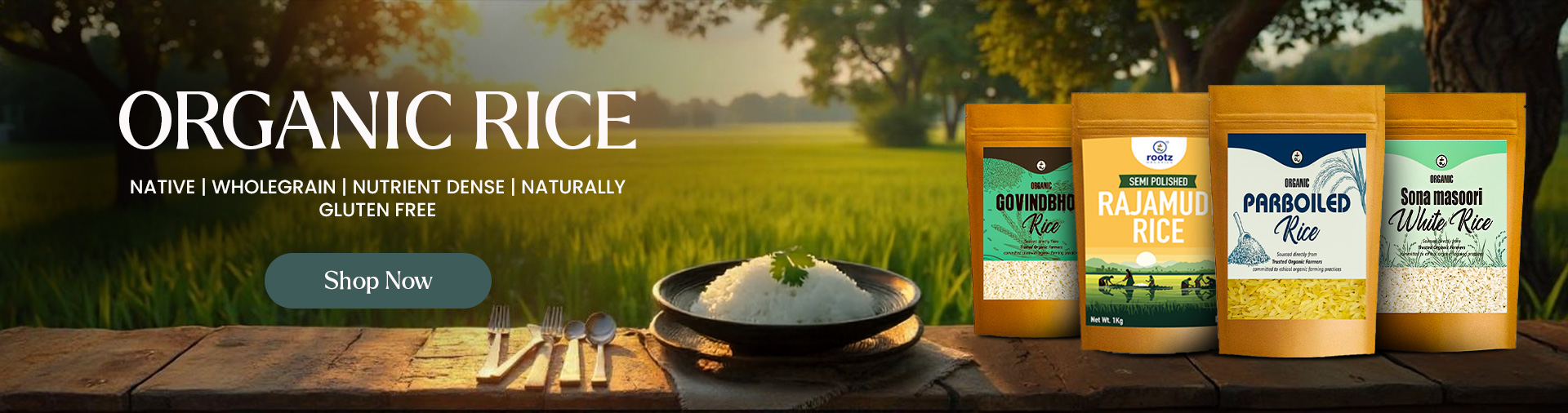 Wholesome Organic Rice – Pesticide-Free and Sustainably Sourced