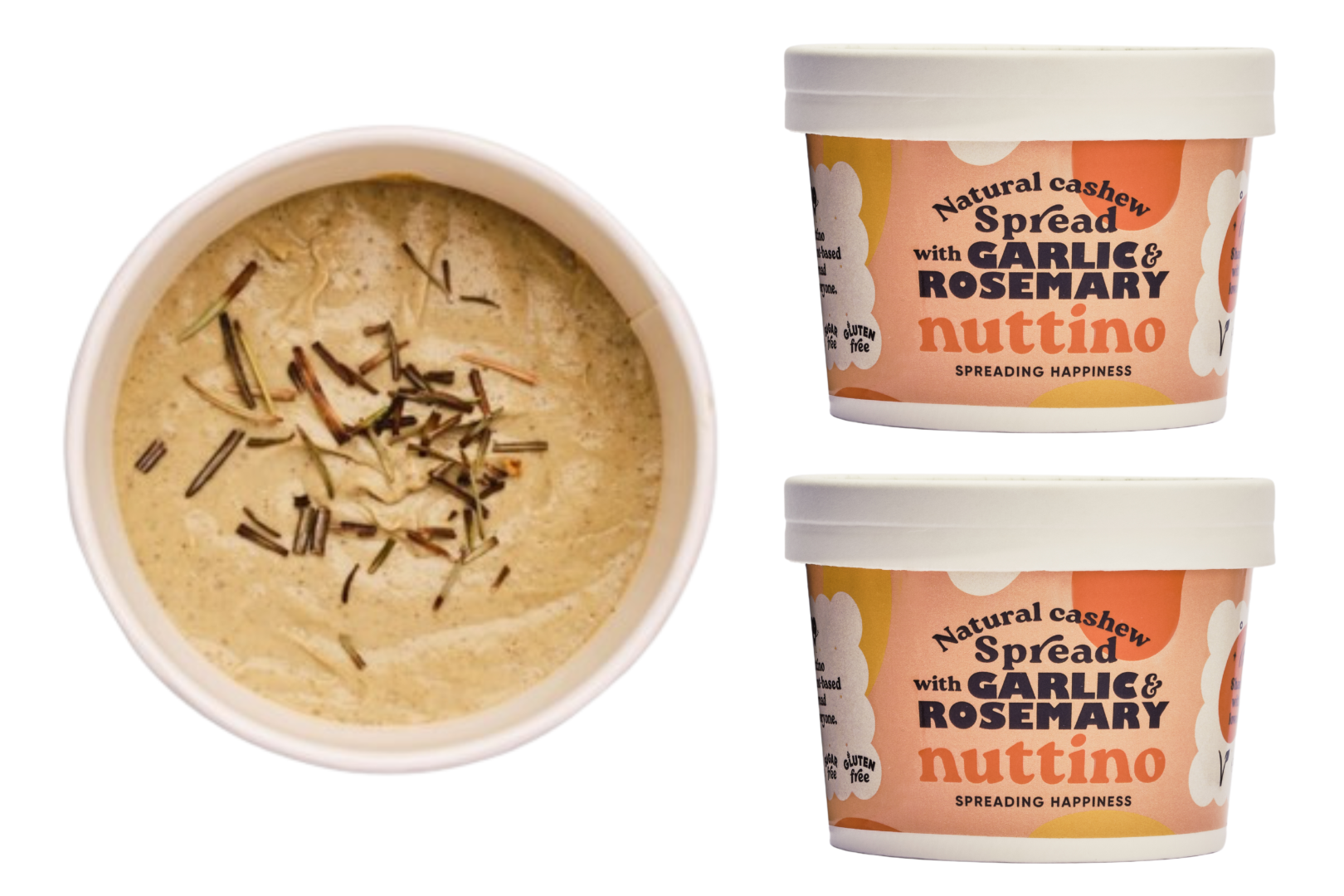Garlic and Rosemary Spread 140 g - Pack of 2