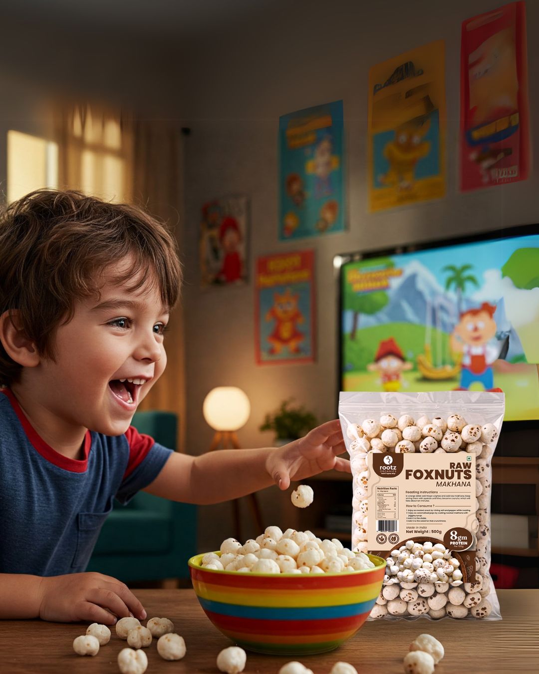 Raw Foxnuts (Makhana) 500gm