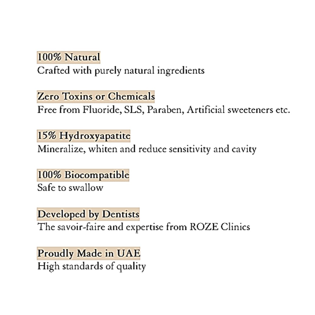 Roze Biohealth Vanilla Toothpaste by Rootz Organics