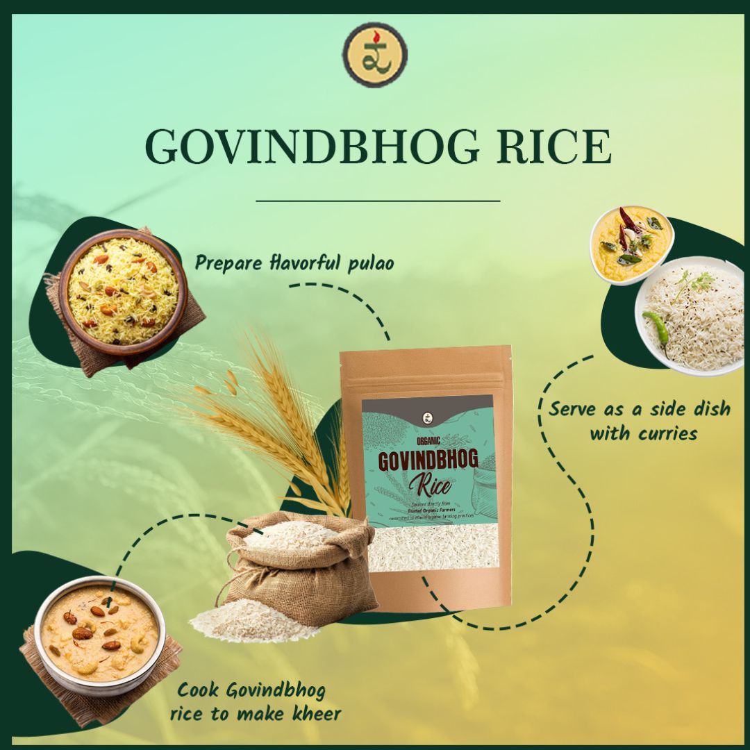 Raw Rice (Aromatic Govindbhog Rice) 1kg