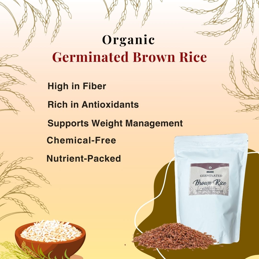 Organic Germinated Brown Rice (Short Grain) 3kg Bulk