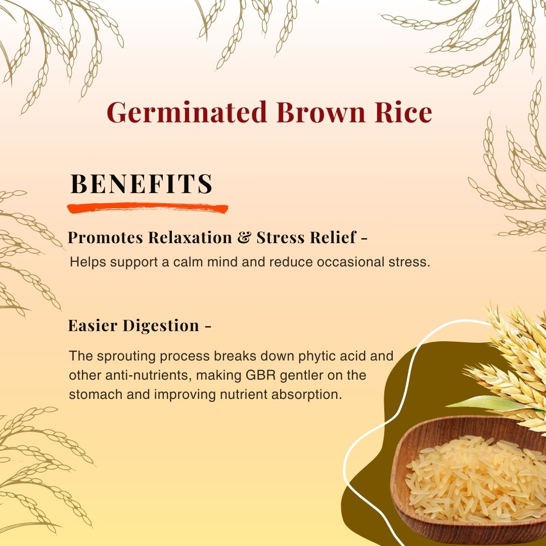 Organic Germinated Brown Rice (Short Grain) 3kg Bulk