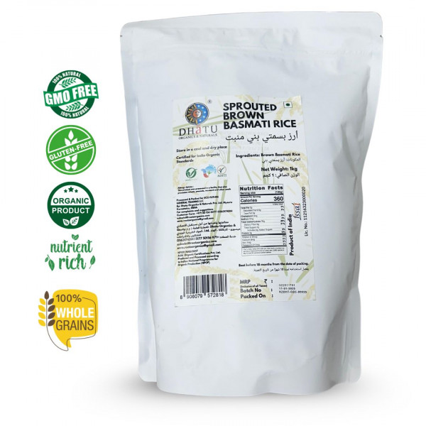 Image of Sprouted Brown Basmati Rice (Long Grain) 1kg