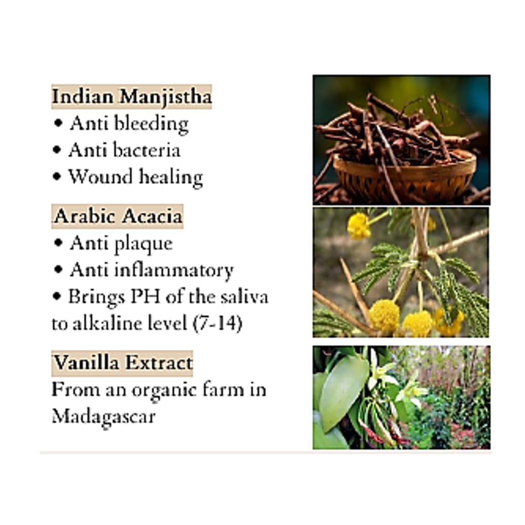 Roze Biohealth Vanilla Toothpaste by Rootz Organics