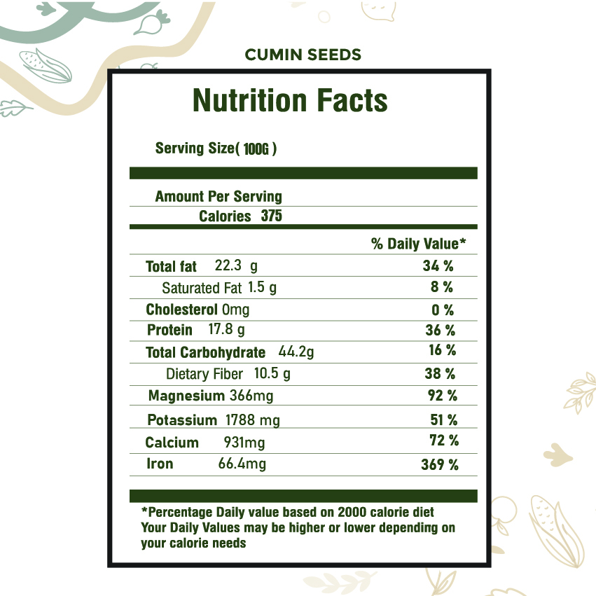Organic Cumin Seeds 250g