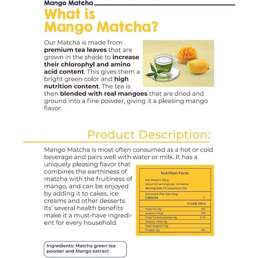 Mango Matcha 100g