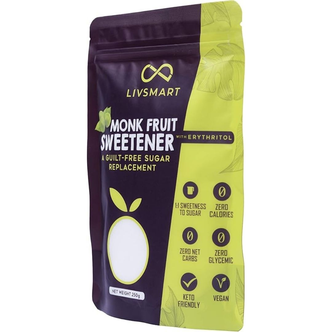 Livsmart Monk Fruit Sweetener (1:1 Sugar Replacement) 250G