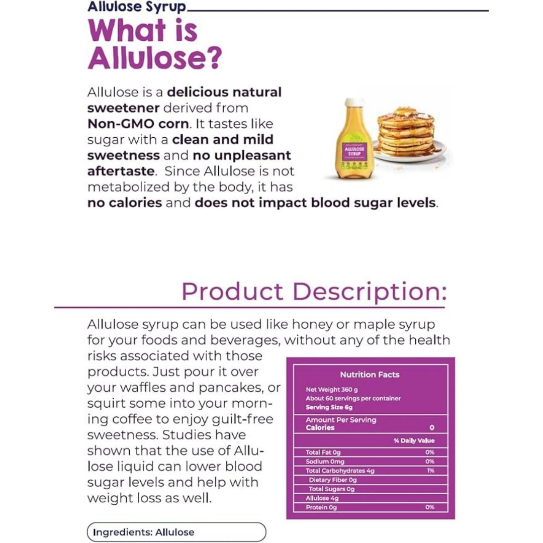 Alulose Syrup 360g