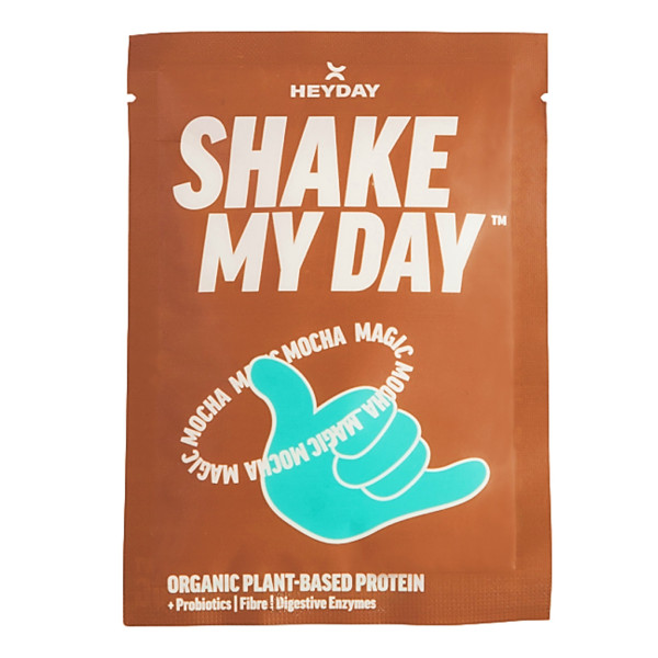 Image of Organic Mocha Flavour Plant-Based Protein Powder  Single Sachets 40g