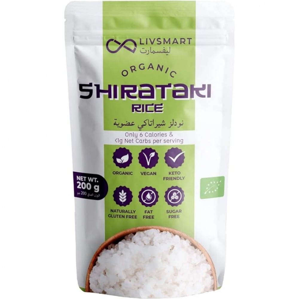 200g Rice Example Organic Shirataki (Konjac) Rice – 200g | Low-Calorie, Keto-Friendly ...