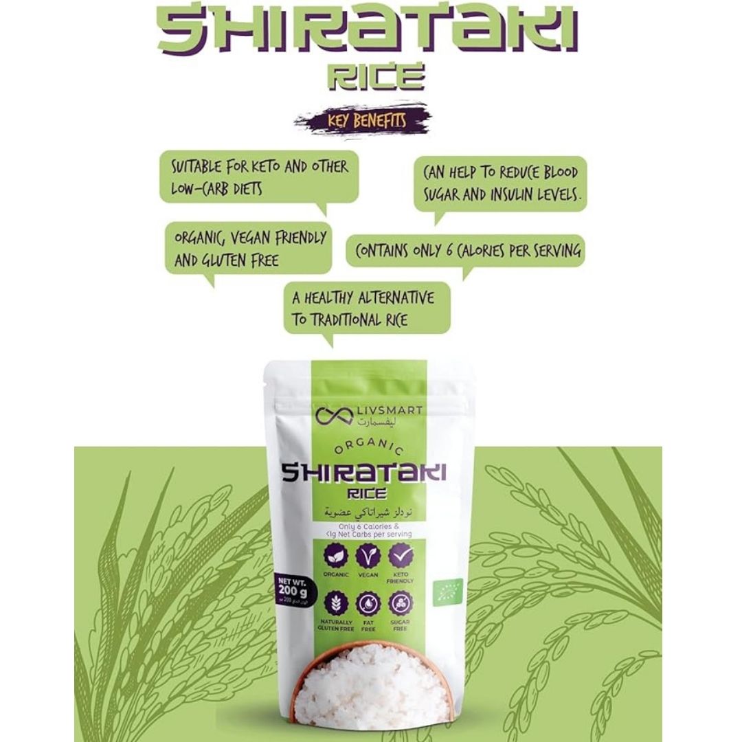 Organic Shirataki (Konjac) Rice 200g