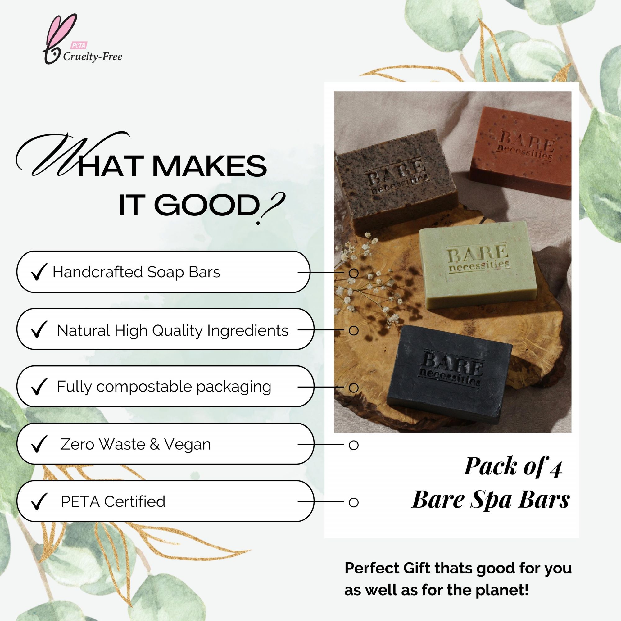 Pack of 4 Spa Bars
