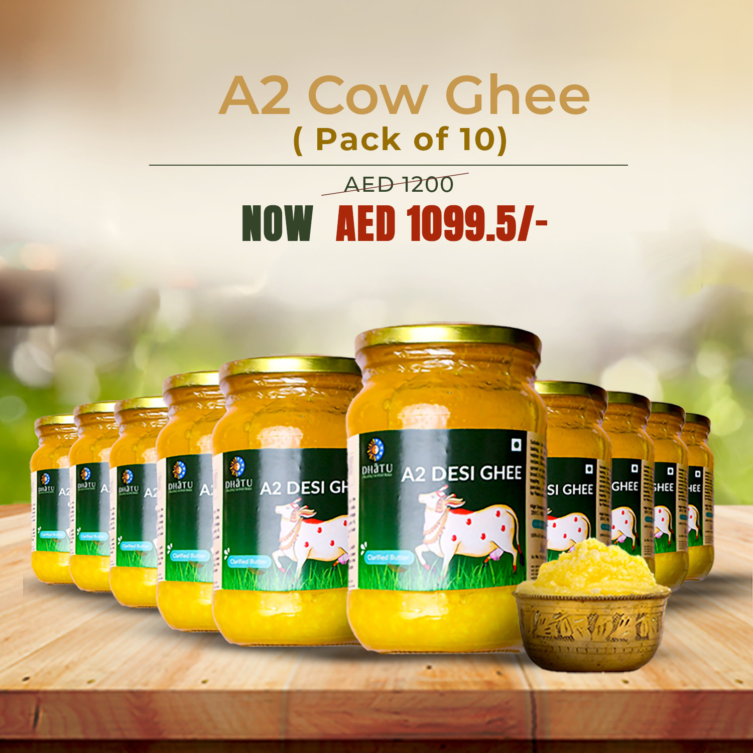 A2 Ghee Pack of 10