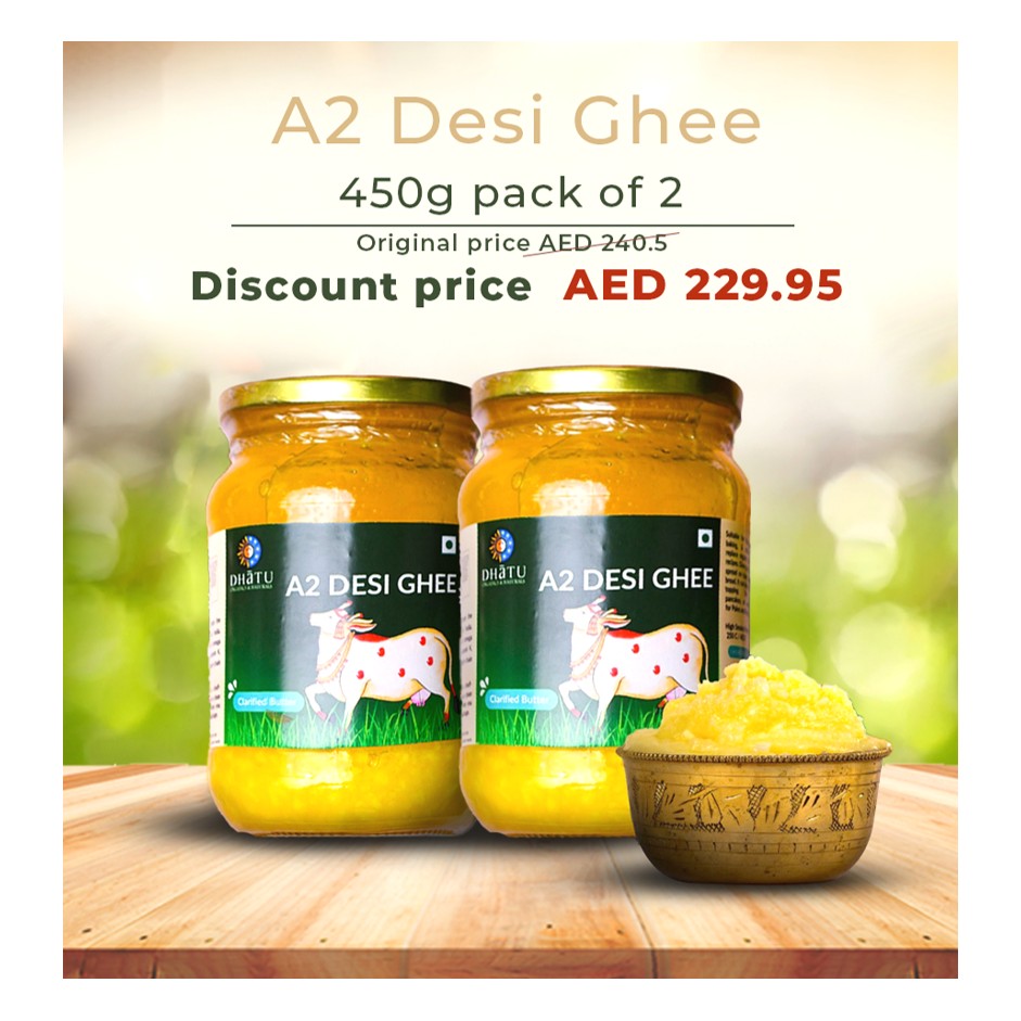 A2 DESI GHEE - PACK OF 2