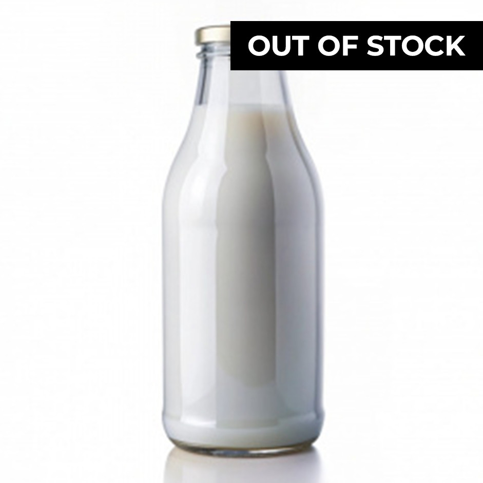 A2 Fresh Milk 1L - Glass Bottle by Rootz Organics