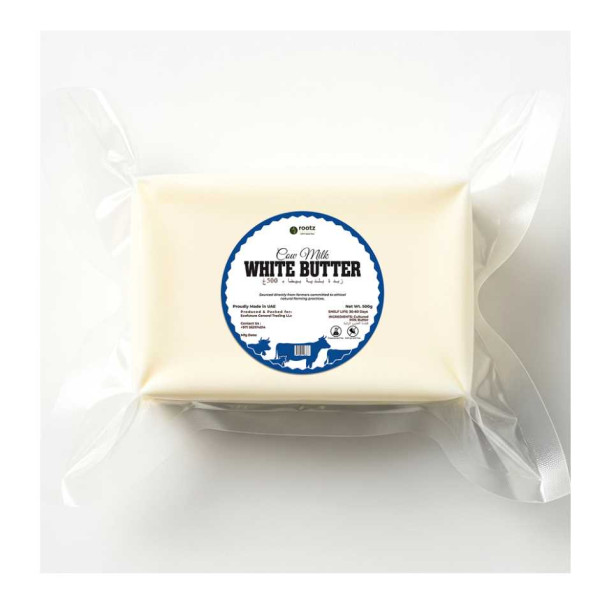 Image of Pure Cow Milk White Butter – Organic &amp; Natural (500g)