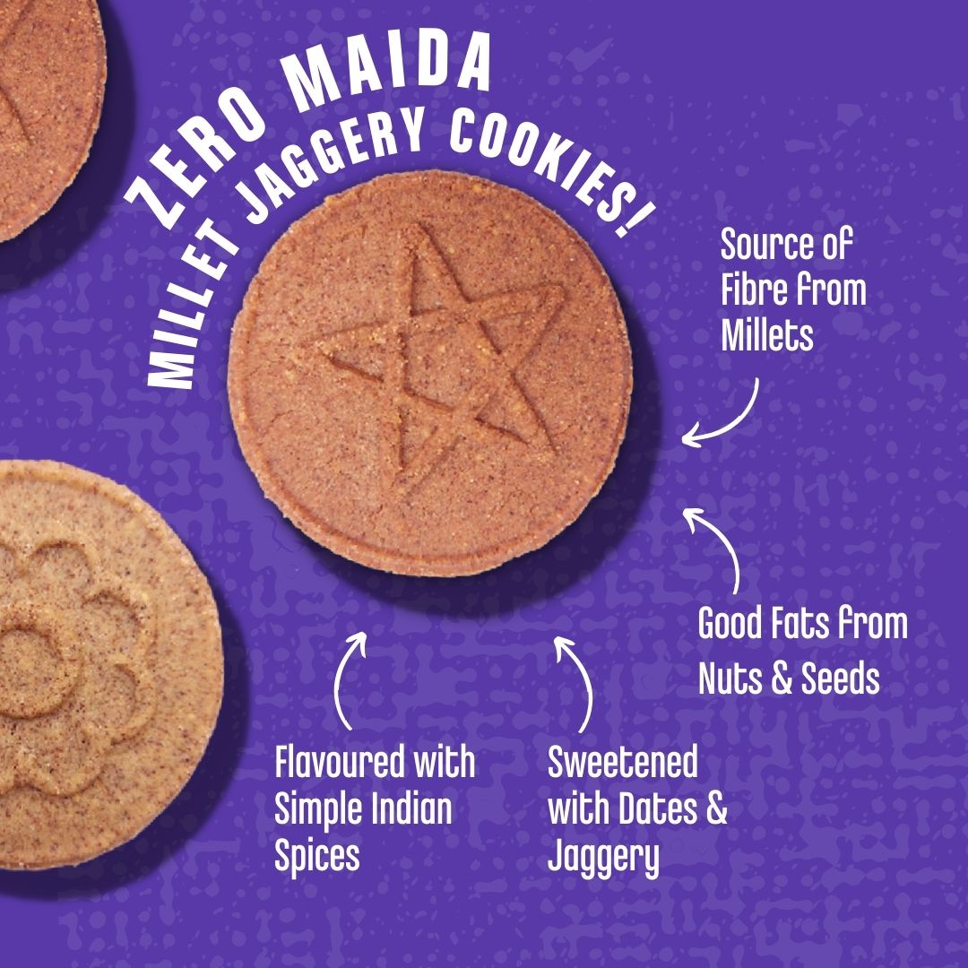 Early Foods-Ragi and Choco Jaggery Cookies 130g