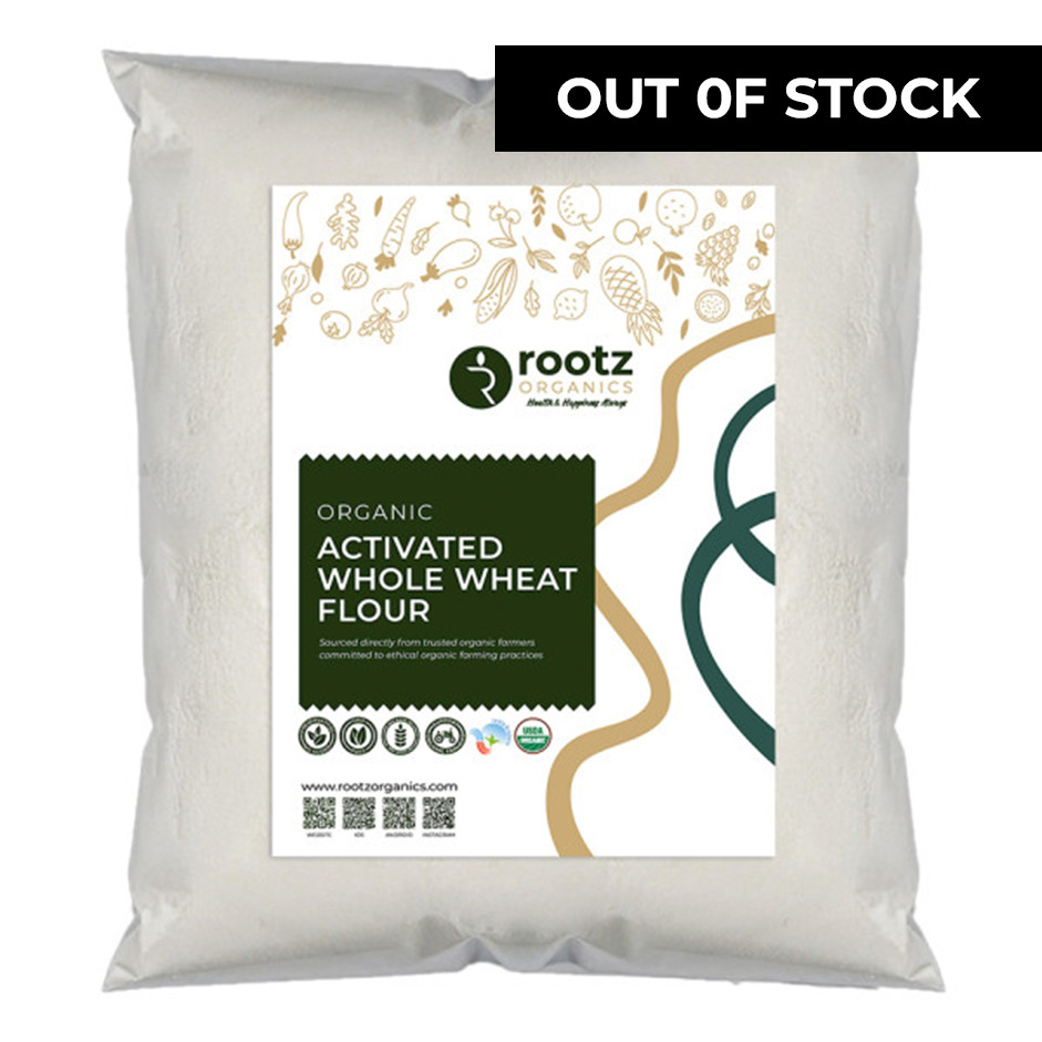 Activated Whole Wheat Flour (Organic) 3kg Bulk