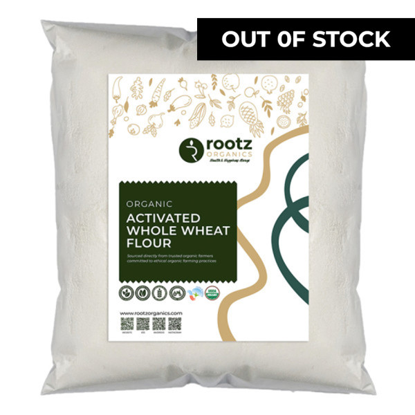 Image of Activated Whole Wheat Flour (Organic) 3kg Bulk