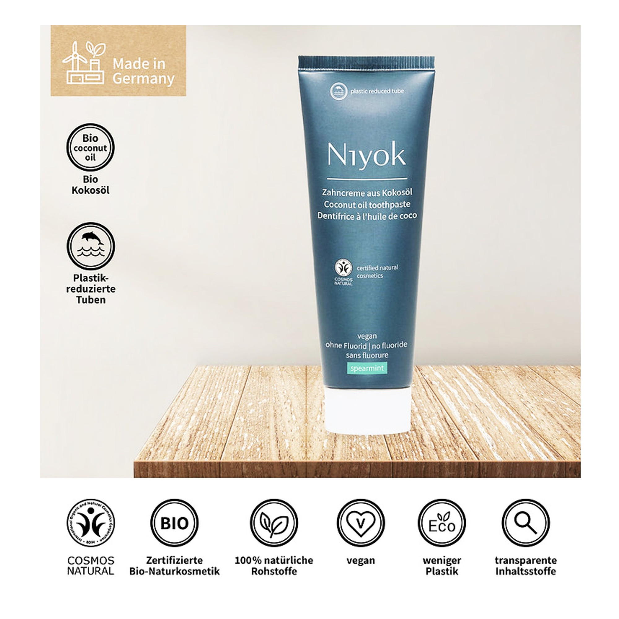 Toothpaste Coconut Oil - Spearmint 75ml