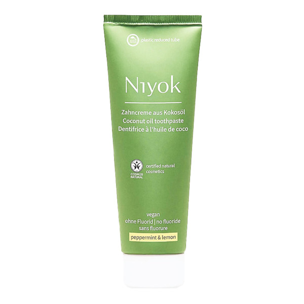 Image of Toothpaste Coconut Oil - Peppermint And Lemon 75ml