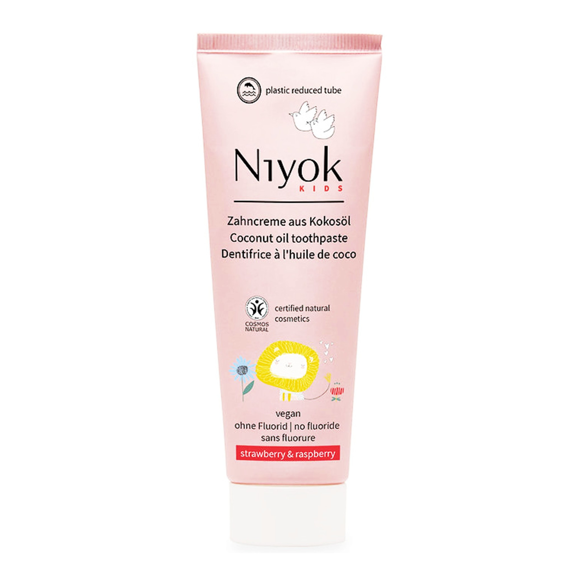 Toothpaste Kids Coconut Oil - Strawberry - Raspberry 75ml