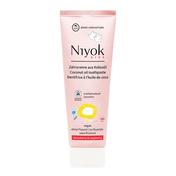 Image of Toothpaste Kids Coconut Oil - Strawberry - Raspberry 75ml