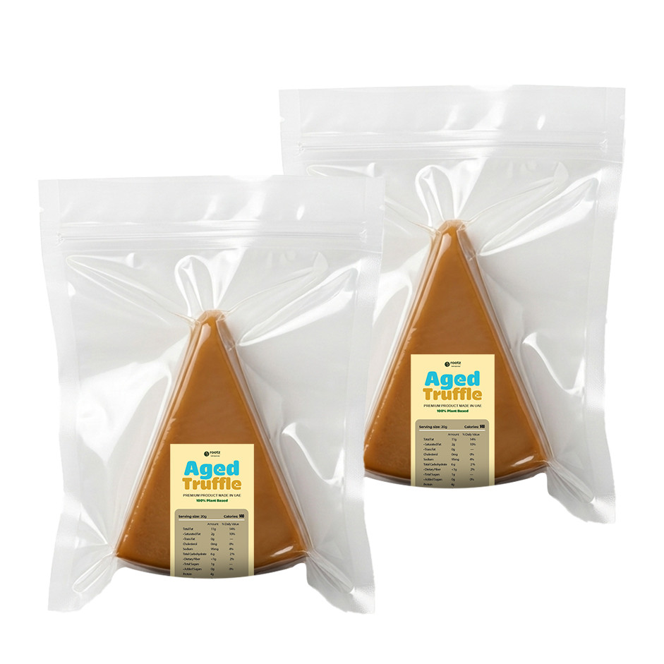 Vegan Aged Truffle Cheese  ~140g(Hand Cut)– Pack of 2