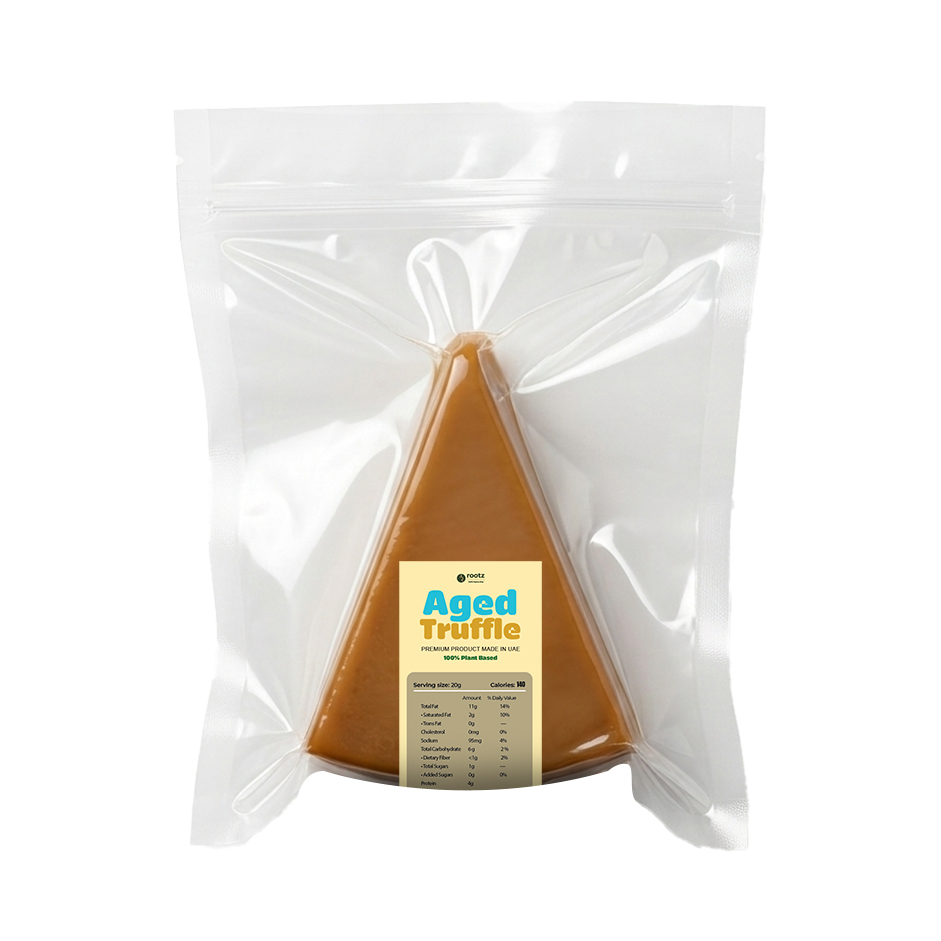 Vegan Aged Truffle Cheese ~140g(Hand Cut)– Pack of 2