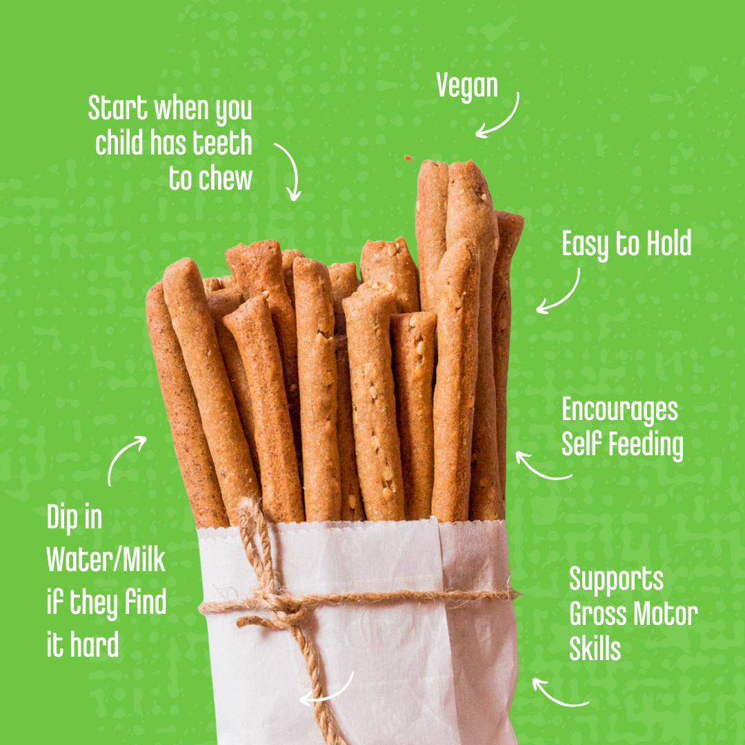 Early Foods-Whole Wheat Ajwain Jaggery Teething Sticks 150g