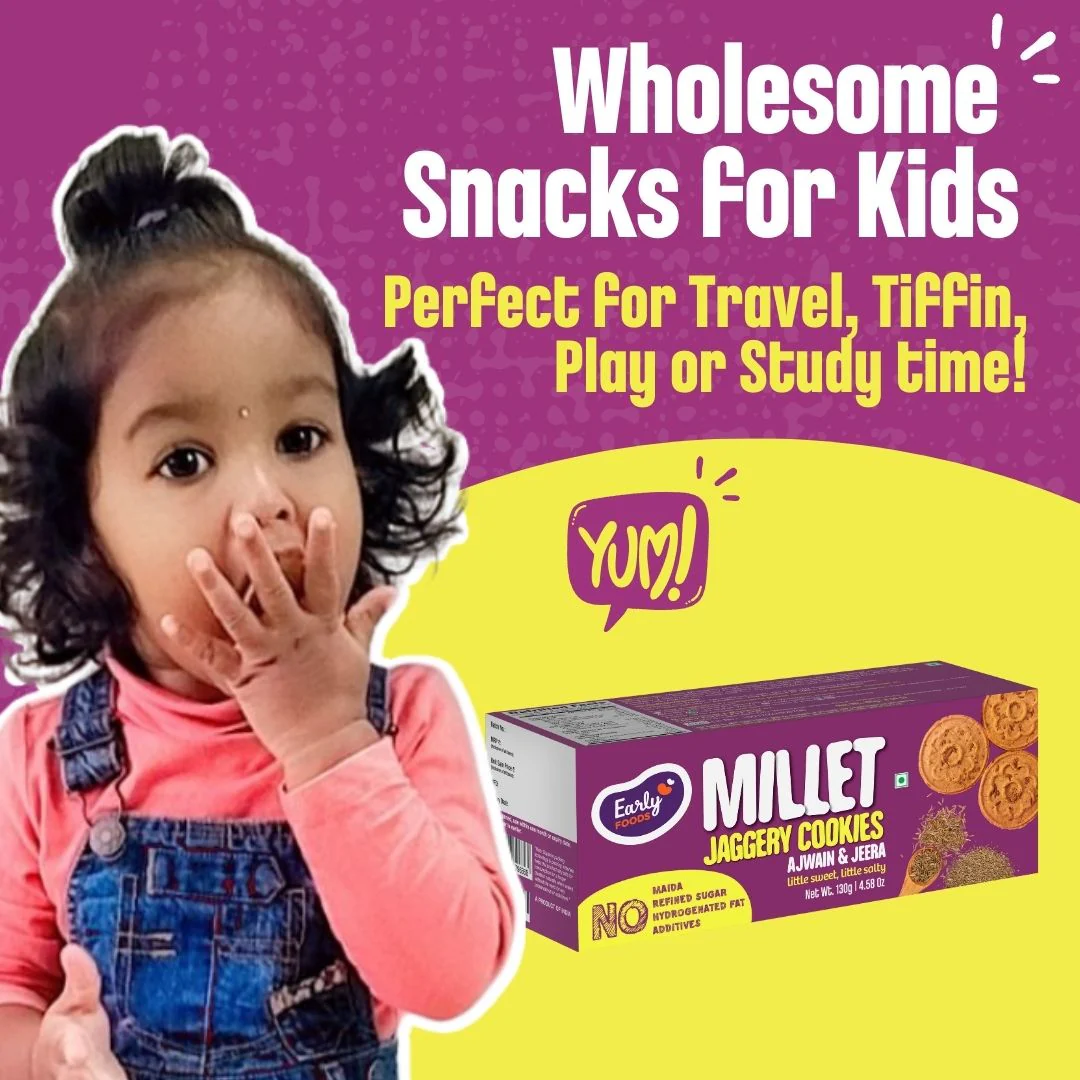 Early Foods - Ajwain & Jeera Jaggery Cookies 130g