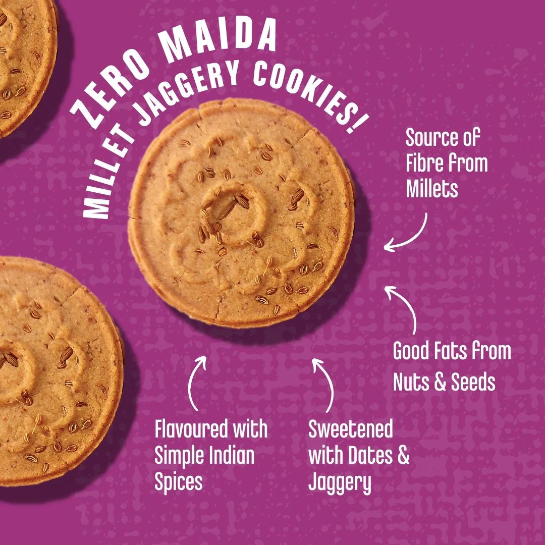 Early Foods - Ajwain & Jeera Jaggery Cookies 130g