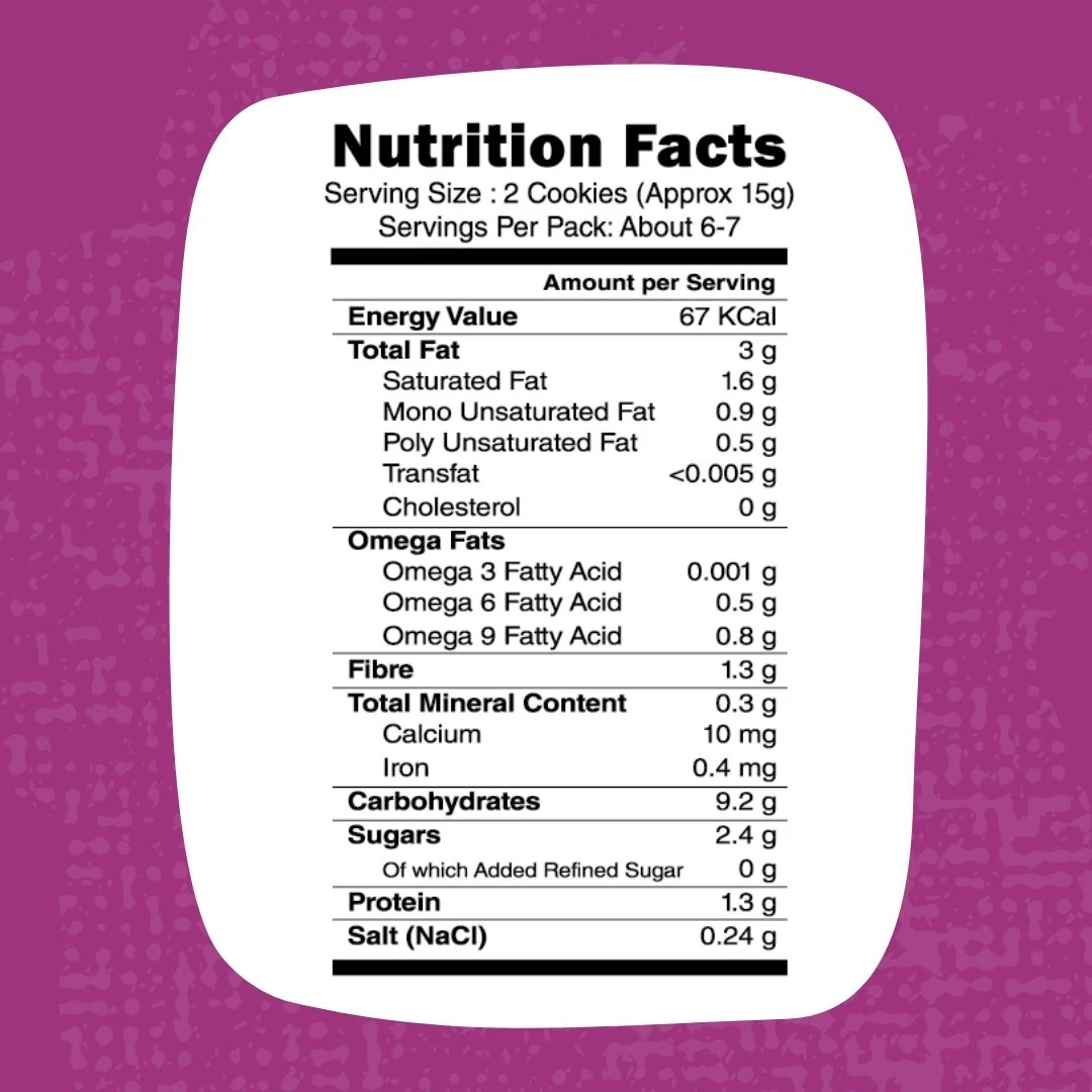 Early Foods - Ajwain & Jeera Jaggery Cookies 130g